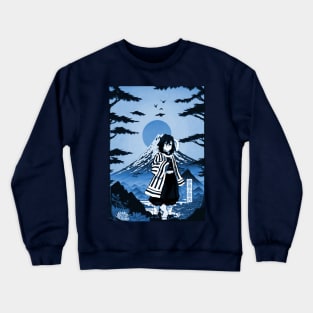 Obanaii japan style dm Crewneck Sweatshirt